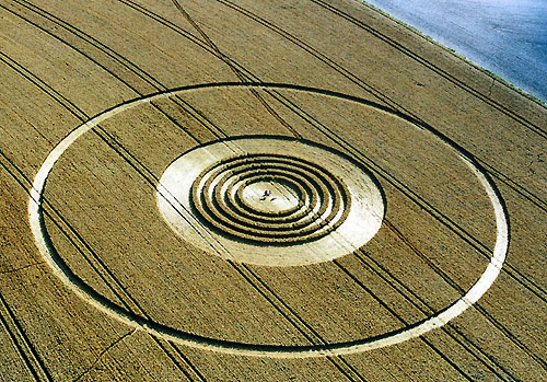 Avebury Stone Avenue, Wiltshire crop circle, aerial photo 23