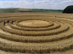 Avebury Stone Avenue, Wiltshire crop circle, aerial photo 16