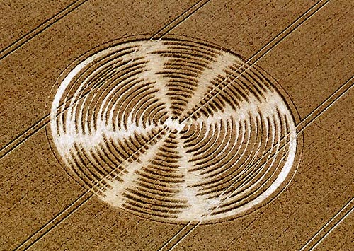Shalbourne, Wiltshire crop circle, aerial photo 3