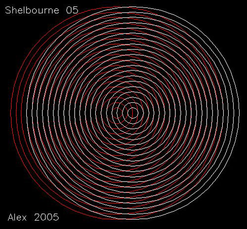 Shalbourne, Wiltshire crop circle, aerial photo 6