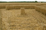 Wayland's Smithy, Oxfordshire crop circle, aerial photo 24