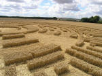 Wayland's Smithy, Oxfordshire crop circle, aerial photo 12