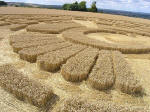 Wayland's Smithy, Oxfordshire crop circle, aerial photo 13