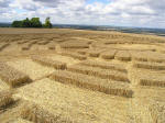 Wayland's Smithy, Oxfordshire crop circle, aerial photo 14