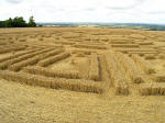 Wayland's Smithy, Oxfordshire crop circle, aerial photo 15