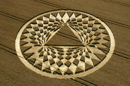 Aldbourne (1), Wiltshire crop circle, aerial photo 20