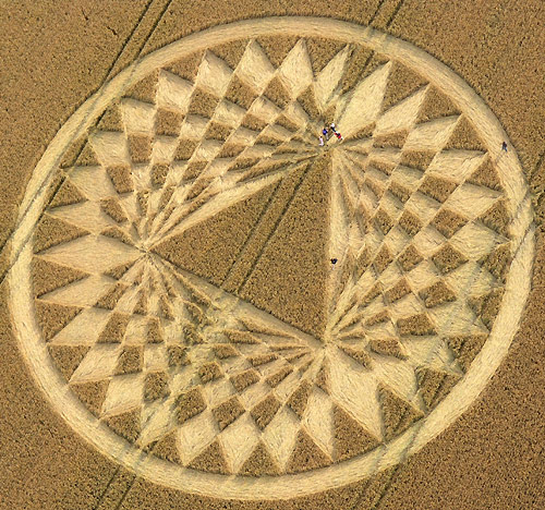 Aldbourne (1), Wiltshire crop circle, aerial photo 16