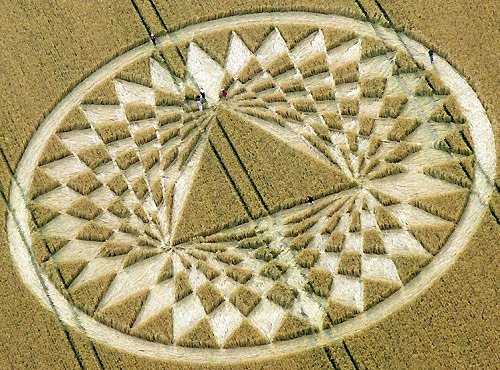 Aldbourne (1), Wiltshire crop circle, aerial photo 17