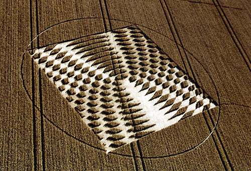 Aldbourne (2), Wiltshire crop circle, aerial photo 11