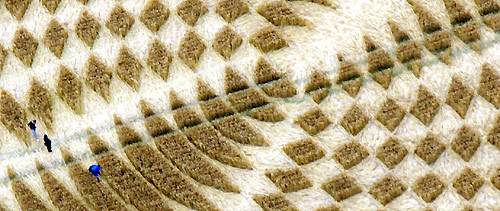 Aldbourne (2), Wiltshire crop circle, aerial photo 3