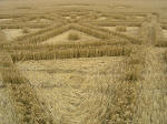 Avebury Henge, Wiltshire crop circle, aerial photo 7