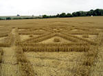 Avebury Henge, Wiltshire crop circle, aerial photo 8