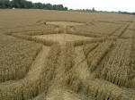 Avebury Henge, Wiltshire crop circle, aerial photo 17