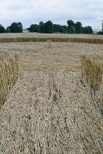 Avebury Manor, Wiltshire crop circle, aerial photo 53