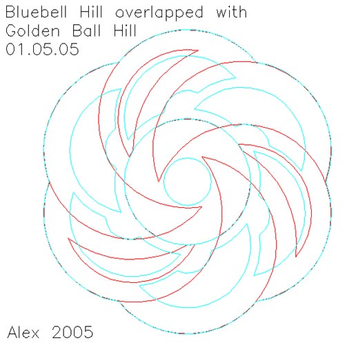 Bluebell Hill, Kent crop circle, aerial photo 19