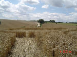 Chalfont St Peter, Buckinghamshire crop circle, aerial photo 9