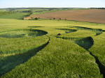 Clatford Bottom, Wilshire crop circle, aerial photo 20