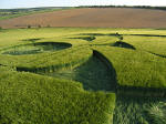 Clatford Bottom, Wilshire crop circle, aerial photo 21