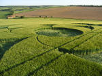 Clatford Bottom, Wilshire crop circle, aerial photo 19