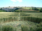 Clays End, Somerset crop circle, aerial photo 7