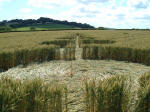 Clays End, Somerset crop circle, aerial photo 8