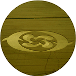 Golden Ball Hill, Wiltshire crop circle, aerial photo 5