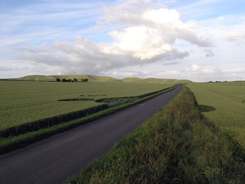Horton, Wiltshire crop circle, aerial photo 4