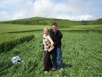 Hundred Acres (East Field), Wiltshire crop circle, aerial photo 11