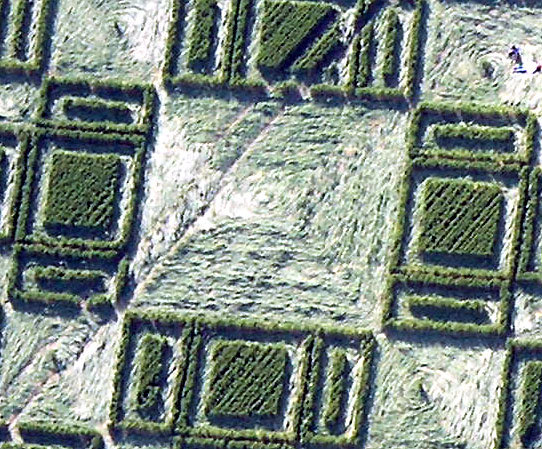 Hundred Acres (East Field), Wiltshire crop circle, aerial photo 4