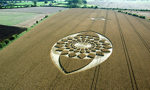 Marden (2), Wiltshire crop circle, aerial photo 10