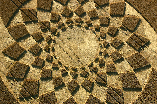 Marden (2), Wiltshire crop circle, aerial photo 3