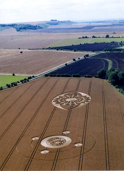 Marden (2), Wiltshire crop circle, aerial photo 6