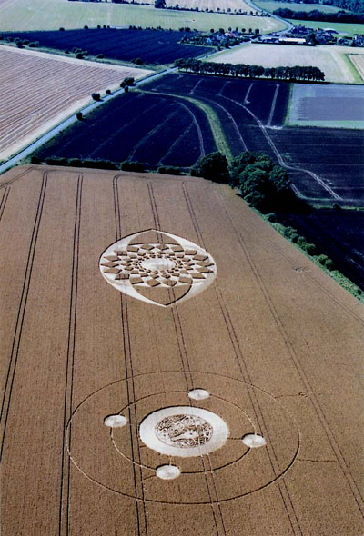 Marden (2), Wiltshire crop circle, aerial photo 7