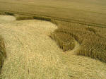 Sheep Pond Lane, Hampshire crop circle, aerial photo 5