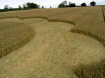 Sheep Pond Lane, Hampshire crop circle, aerial photo 6