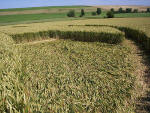Silbury Hill (2), Wiltshire crop circle, aerial photo 38