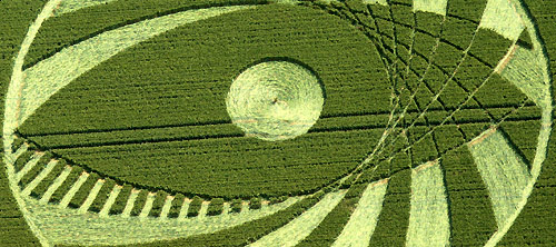 Silbury Hill (2), Wiltshire crop circle, aerial photo 28