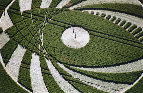 Silbury Hill (2), Wiltshire crop circle, aerial photo 6