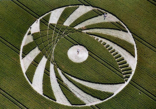 Silbury Hill (2), Wiltshire crop circle, aerial photo 33