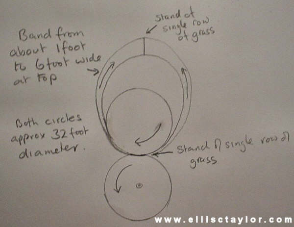 Southend, Oxfordshire crop circle, diagram 3