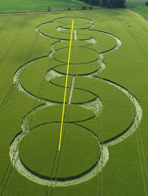 The Firs, Wiltshire crop circle, aerial photo 9