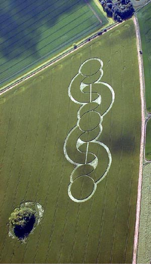 The Firs, Wiltshire crop circle, aerial photo 11
