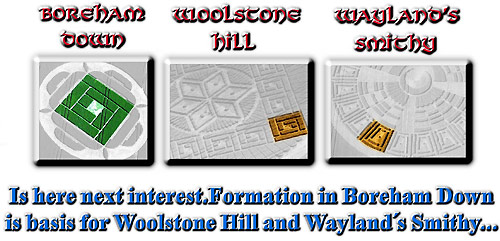 Woolstone Hill, Oxfordshire crop circle, aerial photo 10