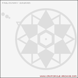 The Pilgrims Way, Kent crop circle, aerial photo 9