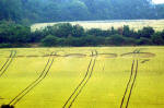 Aston, Hertfordshire crop circle, aerial photo 8