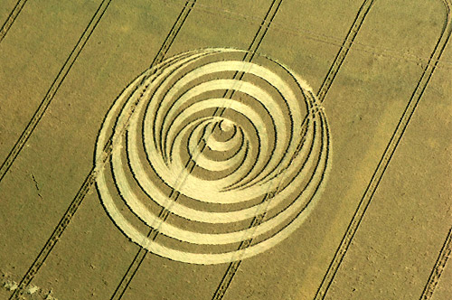 New Barn, Wiltshire crop circle, aerial photo 24