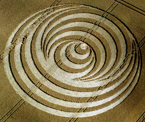 New Barn, Wiltshire crop circle, aerial photo 36