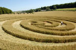 New Barn, Wiltshire crop circle, aerial photo 30