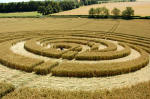 New Barn, Wiltshire crop circle, aerial photo 31