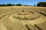 New Barn, Wiltshire crop circle, aerial photo 27